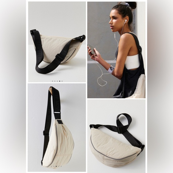 Free People Handbags - Free People Bulls Eye Sling Bag in Color Mineral NWT
